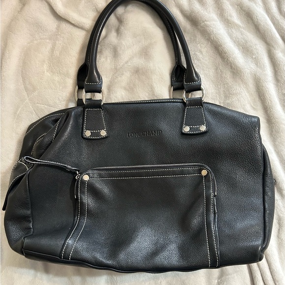 Long Champ Leather handbag - Picture 7 of 9